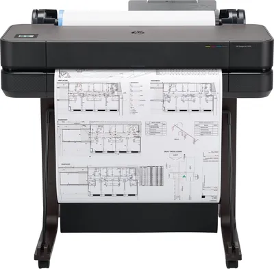 Плоттер струйный HP Designjet T630, A1, цветной, 24", 610 мм, 2400x1200 dpi, USB, Gigabit Ethernet, WiFi