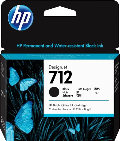 <098907> Картридж струйный HP 712 (3ED71A) для HP DesignJet T230/T630, черный (80мл) [3ED71A]