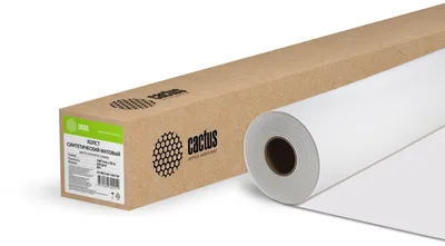 Рулон холста CACTUS - MC230-106730, A0 PLUS, ширина 42" (1067 мм), длина 30м, диаметр 51мм, покрытие матовое, 230г/м², белый, CS-MC230-106730
