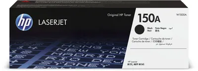 W1500A - HP 150A Black Original LaserJet Toner Cartridge for LaserJet M111/M141,  up to 975 pages.