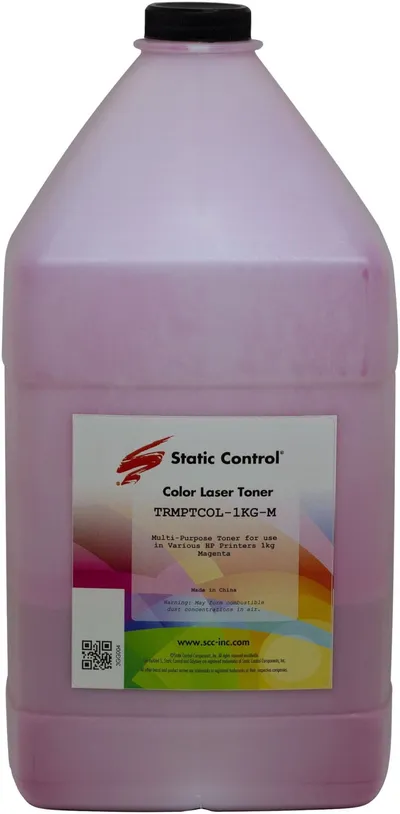 Тонер Static Control TRMPTCOL-1KG-M, пурпурный, 1000 г