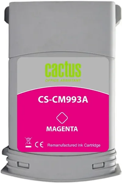 Картридж струйный Cactus CS-CM993A №761 пурпурный, 400мл