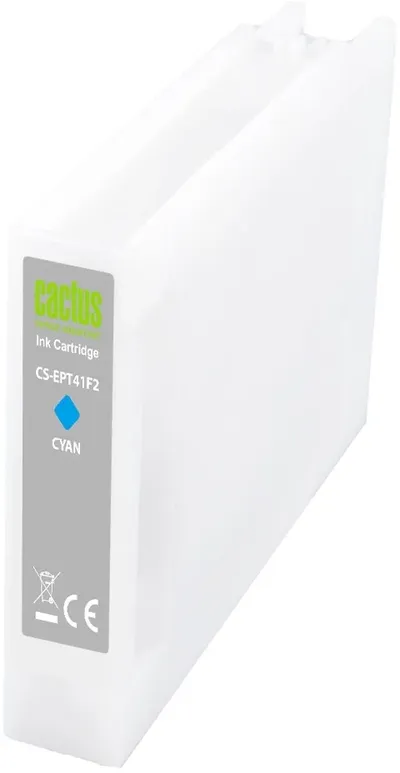 Картридж Cactus CS-EPT41F2, голубой, 350 мл, для Epson SureColor