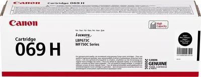 Картридж Canon 069HBK 5098C002/004, черный, 7600стр.