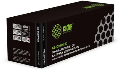 Картридж лазерный Cactus CS-C069HBK, черный, 7600 стр.