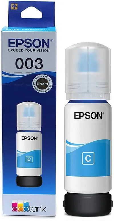 Чернила Epson 003 C13T00V298, 65 мл, голубой