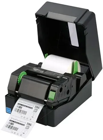 Принтер этикеток TSC - TE310, 300 dpi, термотрансферная печать, ROM 128MB, RAM 64MB, ширина носителя 108мм, скорость печати 152мм/с, Wi-Fi, USB, RS-232, RJ-45, Bluetooth, цвет чёрный, 99-065A901-S1LF00