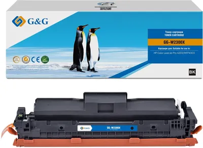 Тонер-картридж G&G - W2300X, Лазерный, Черный, 7500стр, аналог HP W2300X, с чипом, GG-W2300X