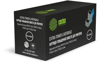 Картридж Cactus CS-TK5230Y-MPS, жёлтый, 4400 стр., для Kyocera Ecosys M5521/P5021
