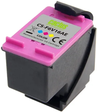 Картридж струйный Cactus CS-F6V16AE, многоцветный (9мл), для HP DeskJet 2130