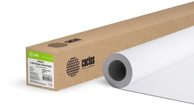 Бумага Cactus CS-PC140-106730, рулон 42", 1067мм×30м, 140г/м², матовая