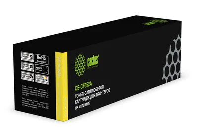 <114214> Картридж лазерный Cactus CS-CF352A для HP Color LaserJet M176/M177 желтый [CS-CF352A]
