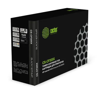 -/ Картридж лазерный Cactus CS-CF325X CF325X черный (40000стр.) для HP LJ M806 Enterprise 800,M806X