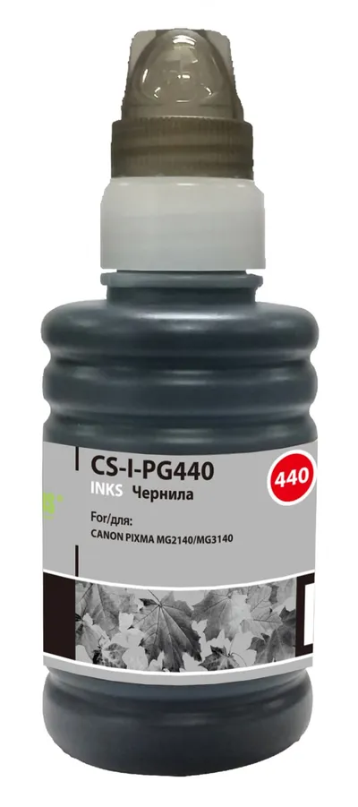 Чернила Cactus CS-I-PG440, черный, 100мл, аналог Canon CLI-526Bk