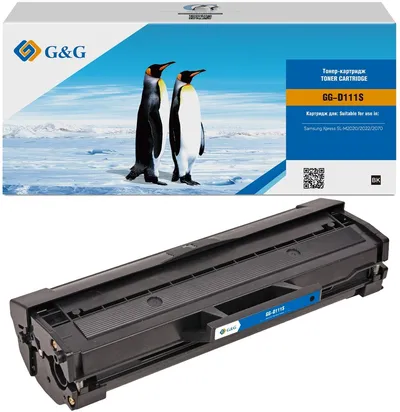 Картридж лазерный G&G GG-D111S черный (1000 стр.) для Samsung Samsung Xpress SL-M2020/2022/2070