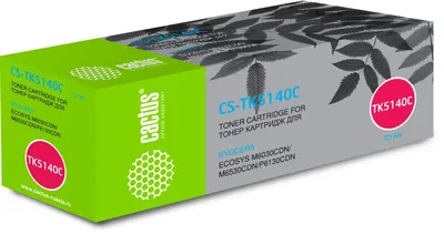 Картридж Cactus CS-TK5140C, голубой, 5000 стр.