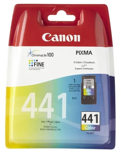 (Спец.условия) Оригинальный струйный картридж Canon CL-441 5221B001 для MG2140/3140, Цветной, 180 стр.