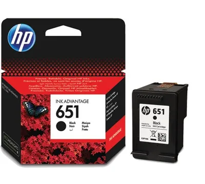 C2P10AE - HP 651 Black Original Ink Cartridge для HP DeskJet Ink Advantage 5500, 5600 series
