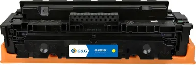 Картридж лазерный G&G GG-W2032X, 415X желтый (6000 стр.) для HP LJ M454/MFP M479