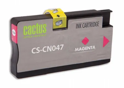 Картридж Cactus CS-CN047, пурпурный, 26 мл, для HP OfficeJet Pro