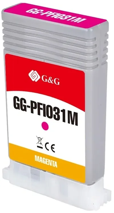 Картридж струйный G&G GG-PFI031M PFI-031M пурп.пигм. (55мл) для  Canon imagePROGRAF TM-240/340