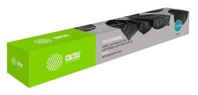 Тонер-картридж CACTUS - MPC3503, Лазерный, Черный, 29500стр, аналог Ricoh 841817, CS-C3503BK