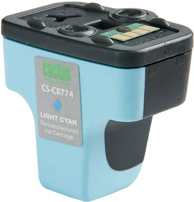 Картридж струйный Cactus CS-C8774, светло-голубой, 11.4мл, с чипом