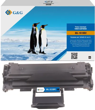 Картридж лазерный G&G GG-1610D2, для Samsung ML-1610/1615/2010/2015/2510/2570;SCX-4521F/4321, черный, 3000 стр.
