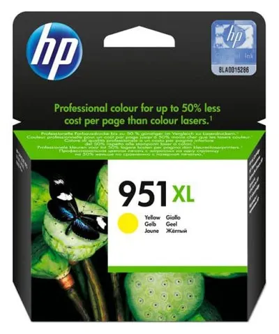 CN048AE - Yellow Ink Cartridge №951XL for Officejet Pro 8100 ePrinter /Officejet Pro 8600 e-All-in-One, up to 1500 pages.