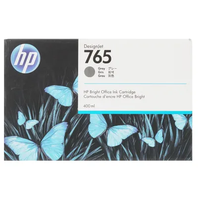 Картридж струйный HP 765 (F9J53A) серый для HP Designjet T7200 (400мл)