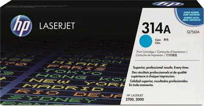 Картридж PL-Q7561A (№314A) для принтеров HP Color LaserJet 2700/3000/2700n/3000n/3000dn/3000dtn Cyan