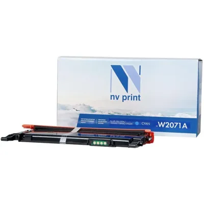 Тонер-картридж HP Color Laser 150/MFP 178/179 W2071A (117A) Cyan (0.7k) без чипа 7Q, шт