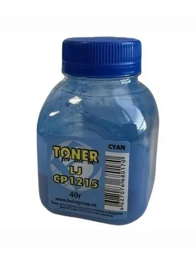 Тонер ХИМ БУЛАТ CF211A, Cyan, для HP/Canon, 45г
