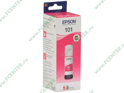 Чернила Epson C13T03V34A, 70мл, пурпурный, для EcoTank