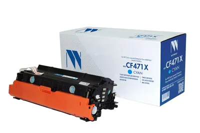 Картридж NV Print NV-CF471XC, для HP Color LJ Enterprise M681dh/M681f/M682z, голубой, 23000 стр.