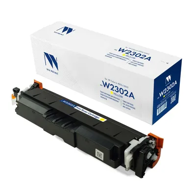 Картридж NV Print NV-W2302AY, W2302A Yellow, для HP Color LJ 4203/4303