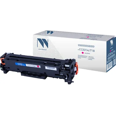 Тонер-картридж NV Print NV-CC533A/718M, пурпурный, 2800стр