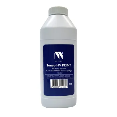 Тонер NV Print NV-252-PR-250GY, для HP 252, желтый, 250г
