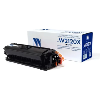 Картридж NV Print NV-W2120XBk, Black, для HP Color LaserJet M555