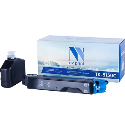 Лазерный картридж NV Print NV-TK5150C, голубой, 10000 стр., для Kyocera ECOSYS