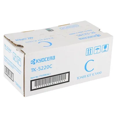 Картридж лазерный Kyocera TK-5220C для Kyocera P5021cdn/cdw/P5026cdn/cdw/M5521cdn/cdw/M5526cdn/cdw, голубой, 1200 стр.