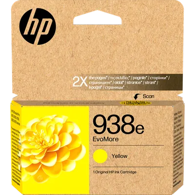 4S6Y1PE - Cartridge HP Europe/938e EvoMore Yellow Original Ink Cartridge/Laser/yellow