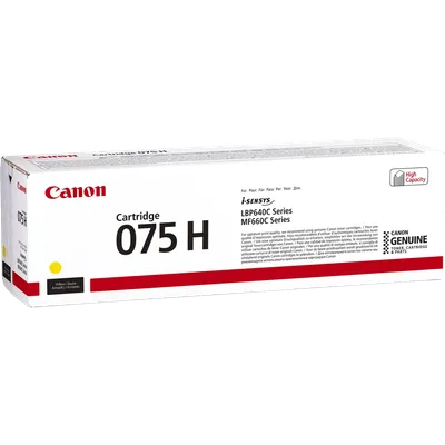 Cartridge 075HY  Картридж CANON 075 HY желтый i-SENSYS LBP646Сdw/LBP647Cdw,  MF664Cdw/MF667Cdw (6366C002) 2,5K