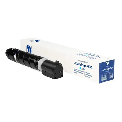 Картридж NV Print NV-034C, голубой, для Canon iR C1225, 7300 стр.