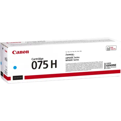 Тонер-картридж Canon 075H 6368C002 голубой для LBP646Cdw/LBP647Cdw/MF664Cdw/MF667Cdw , 2.5 тыс. стр.