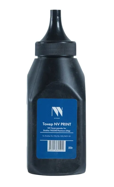 Тонер NV Print NV-TN2240-PR-50G, универсальный, чёрный, 50 г