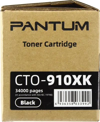 Картридж Pantum CTO-910XK, черный, 34000 стр.