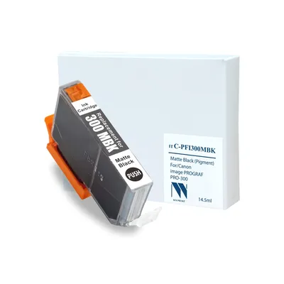 Струйный картридж NV Print NV-PFI-300MBK, для Canon imagePROGRAF PRO-300, совместимый