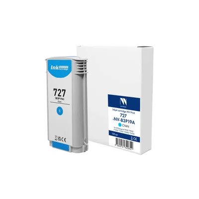 Картридж NV Print NV-B3P19A, 727, Cyan, для HP, совместимый