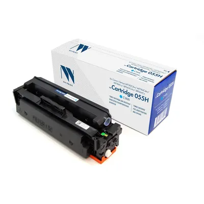 Картридж NV Print NV-055HC, голубой, Canon, 5900стр